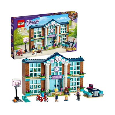 LEGO 41682 Friends L’école de Heartlake City, Jouet avec Salle de Classe et Professeur, Inclus Mini-Poupée Olivia, pour Filles et Garçons dès 6 Ans
