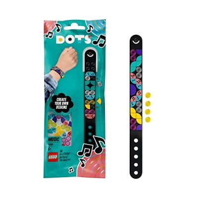 image LEGO 41933 Dots Le Bracelet Musical – Loisirs Créatifs, Activité Manuelle et Création d’Accessoires