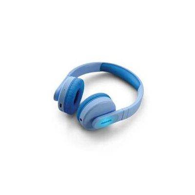 image Philips TAK4206BL Casque Circum-Aural Bluetooth pour Enfants, Lumières LED Colorées, Application avec Contrôle Parental et Limite de Volume de 85 DB, équipé de Coussinets d’Oreille Souples (Bleu)