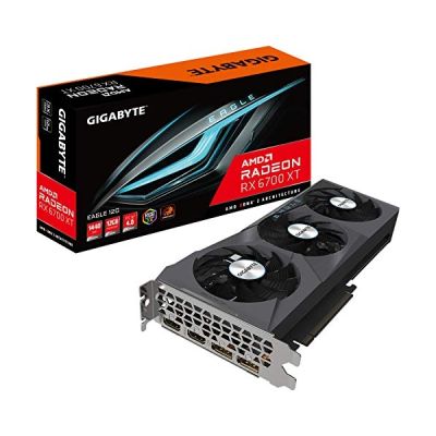 image Gigabyte RX6700 XT Eagle 12GD Carte Graphique Taille Unique Noir