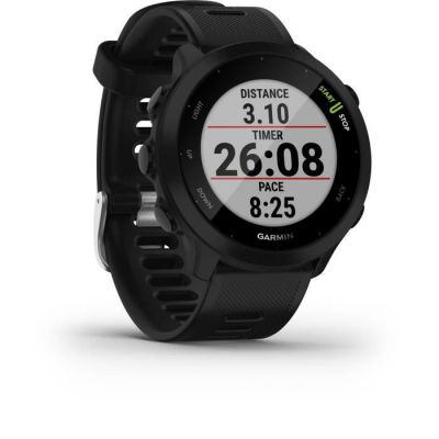 image Garmin Forerunner 55 - Montre GPS multi-activités running avec fonctions d’entrainement Garmin Coach et cardio au poignet – Noire