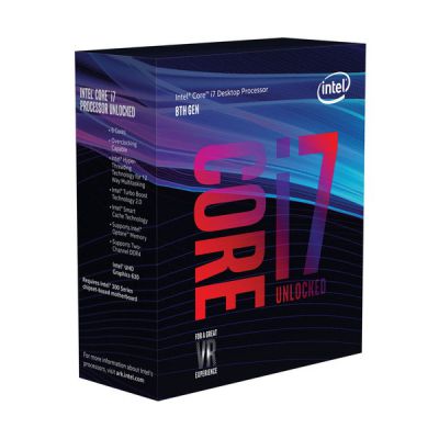 image Intel Core i78700K Processeur (Vitesse d'horloge 3,7 GHz, 12 Mo de Cache L3, en Boîte sans Glacière)