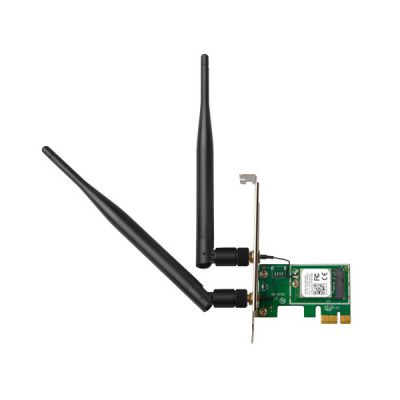 image Tenda E12 Clé WiFi AC 1200Mbps - Adaptateur USB WiFi 2,4G/5GHz Double Bande Puissante sans Fil - Dongle PCIe WiFi avec 2 Antenne 5dBi Amovible -Idéal pour Gaming - Compatible avec Win 10