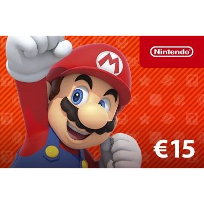 Code numérique pour approvisionnement de compte Nintendo eShop 15€