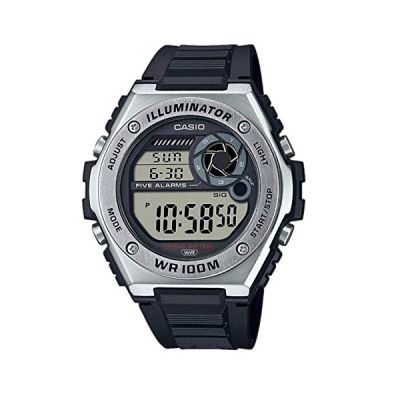 image Casio Hommes Analogique-Numérique Quartz Montre avec Bracelet en Plastique