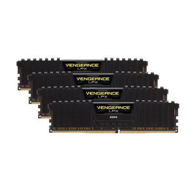 image Corsair VENGEANCE LPX 32GB (4x8GB) DDR4 3600 (PC4-28800) C16 1.35V Desktop Memory - Noire