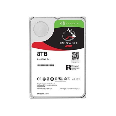 image Seagate IronWolf Pro, 8To, Disque dur d'entreprise interne NAS HDD – CMR, 3,5”, SATA 6Goits/s, 7 200 tr/min, 256 Mo de mémoire cache, Rescue Services (ST8000NE001 )