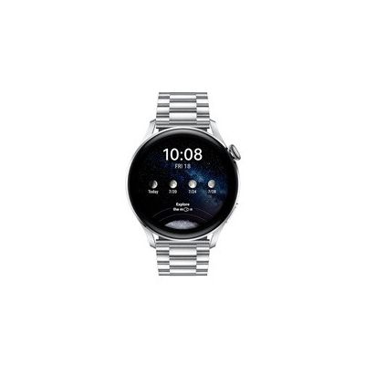 image Huawei Watch 3 Elite 3,63 cm (1.43") 48 mm AMOLED 4G Acier Inoxydable GPS (Satellite)