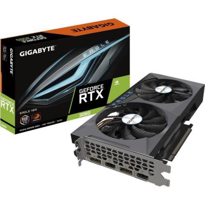image Gigabyte GeForce RTX 3060 Eagle OC 12G (rev. 2.0) NVIDIA 12 Go GDDR6