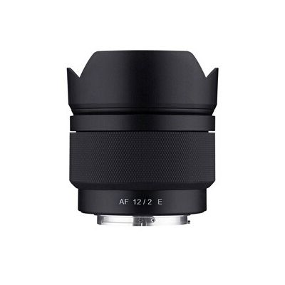 image Samyang AF 12 mm F2.0 E pour Sony E - Autofocus APS-C Objectif à focale fixe grand angle pour Sony E Mount APSC