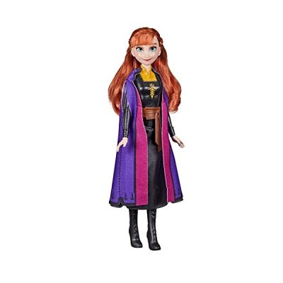 Disney F0797 2 Frozen Shimmer Anna Fashion Doll, Skirt, Shoes, and Long Red Hair, Toy for Kids 3 Years Old and Up