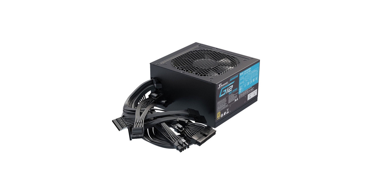 Alimentation PC Seasonic G12 GC - 650W, 80+ Gold –