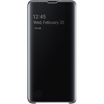 image Samsung Etui à Rabat Clear View, Noir, Galaxy S10