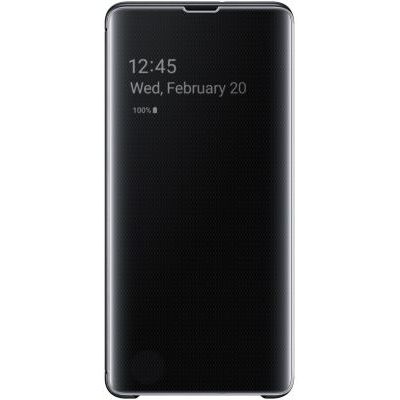 image Samsung Clear View Cover Noir Galaxy S 10+