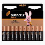 image produit Duracell Plus, lot de 20 piles Type AA - livrable en France