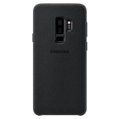 image Samsung EF-XG965ABEGWW Galaxy S9+ Coque rigide Samsung EF-XG965AB en Alcantara noir pour Galaxy S9+