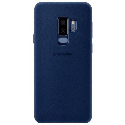 image Samsung EF-XG965ALEGWW Galaxy S9+ Coque rigide Samsung EF-XG965AL en Alcantara bleu pour Galaxy S9+
