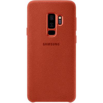 image Samsung EF-XG965AREGWW Galaxy S9+ Coque rigide Samsung EF-XG965AR en Alcantara rouge pour Galaxy S9+