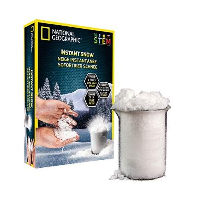 Bandai- National Geographic-Kit découverte-Neige instantanée à créer-Jeu Scientifique et éducatif-STEM, JM02767