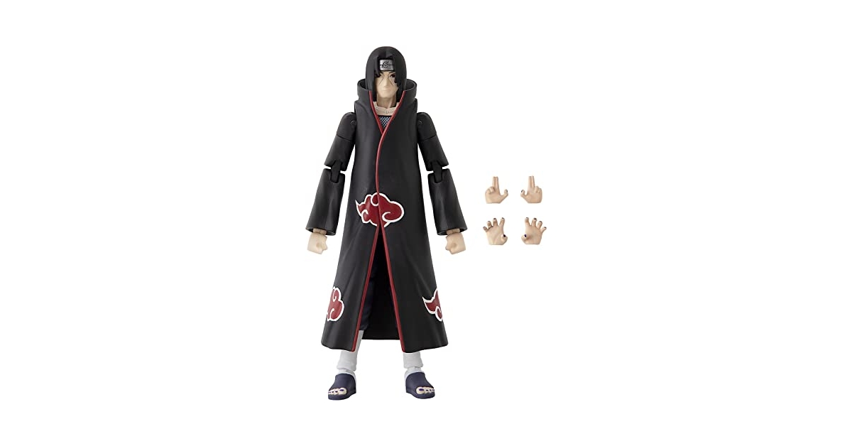 BANDAI - Naruto Shippuden Anime Heroes Figura de Acción Sasuke Uchiha