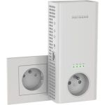 image produit NETGEAR Répéteur WiFi Puissant (EX6470) - Amplificateur WiFi AC1900 - WiFi Extender Mesh Couvre Jusqu’à 150m² - Prise Electrique Intégrée et 1Port Ethernet - Compatible Toutes Box Internet