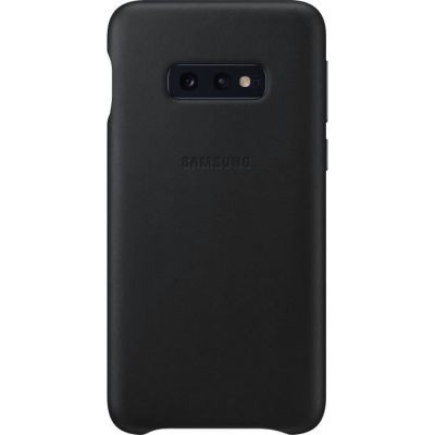 image SAMSUNG Coque en Cuir Noir Galaxy S 10 E EF-VG970LBEGWW