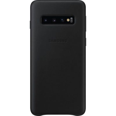 image Samsung Coque en cuir pour Galaxy S10 - Noir