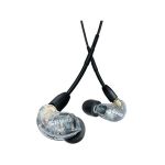 image produit Shure AONIC 215 Écouteurs Isolants du Son Filaire, Pilote Unique, Ajustement Intra-Auriculaire, Compatible avec les Appareils Apple et Android - Clear