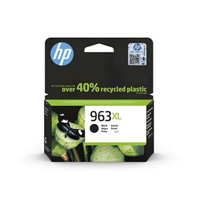 image HP 963XL 3JA30AE, Cartouche d'encre noire authentique, grande capacité pour imprimantes Tout-en-un HP OfficeJet Pro 9010 / 9020