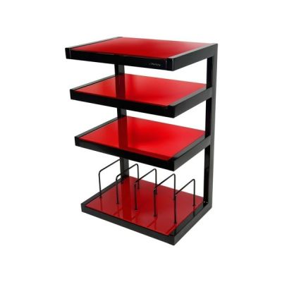 NorStone Esse hi-fi Vinyl noir verres rouges