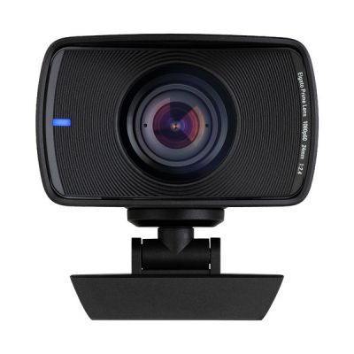 image Elgato Facecam - Webcam 1080p60 en vraie Full HD pour streaming, gaming et visio, capteur Sony, correction avancée de la lumière, commandes reflex, compatible OBS, Zoom, Teams et plus, pour PC/Mac