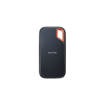 image SanDisk 2 To Extreme Disque SSD portable, USB-C USB 3.2 Gén. 2, Disque SSD NVMe externe, jusqu'à 1050 Mo/s Résistance à la poussière et à l'eau classée IP65