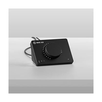 image Elgato Wave XLR - Console et préampli 75 dB pour micro XLR vers USB-C, interface à alimentation fantôme 48 V, Mute tactile, logiciel de mixage pour streaming, enregistrement, podcasts sur Mac et PC