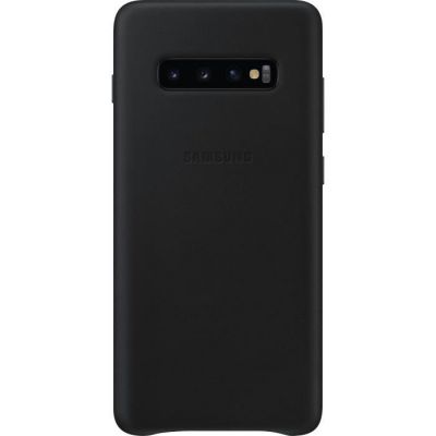 image Samsung Coque en cuir S10+ Noir