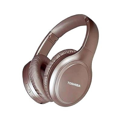 image TOSHIBA RZE-BT1200HPN - Casque Arceau supra auriculaire Bluetooth - Noise Cancelling - 22dB - Fonction mains libres - Rose Gold