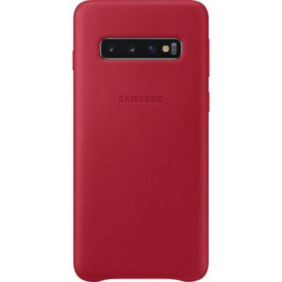 image Samsung Coque en cuir S10 - Rouge bordeaux