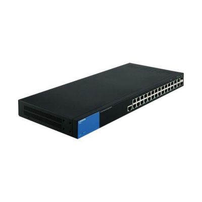 image Linksys LGS528-EU Commutateur Gigabit administrable à 26 ports avec 2 ports SFP pour professionnels