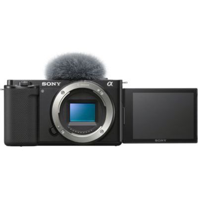 image Sony Alpha ZV-E10 | Appareil photo vidéo hybride APS-C Vlog (écran orientable pour le vlogging, vidéo 4K, autofocus en temps réel sur les yeux)