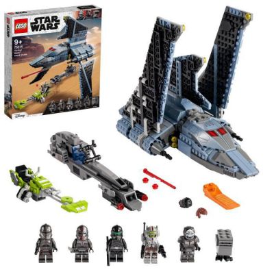 image LEGO 75314 Star Wars La Navette d’Attaque du Bad Batch, Jouet pour Enfants de 9 Ans et Plus avec 5 Figurines LEGO Star Wars