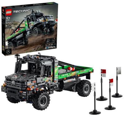 image LEGO 42129 Technic Le Camion d’Essai 4x4 Mercedes-Benz Zetros, Voiture Télécommandée, Camion Jouet, Contrôle Via Application