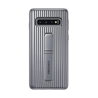 image Samsung Coque renforcée Antichoc fonction Stand pour Galaxy S10 - Argent