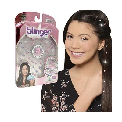 image Bandai Recharge pour Machine Blinger à Coller des Strass sur Cheveux, vêtements ou accessoires-75 Brillants Inclus-Loisirs créatifs-modèle aléatoire, WT18504