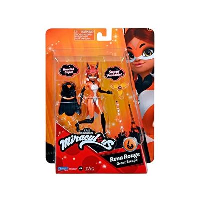 image Bandai - Miraculous Ladybug - Mini-poupée - Rena Rouge - Poupée articulée 12 cm et Ses Accessoires - P50404
