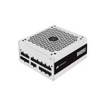 image produit Corsair RM850 (2021), RM Series, 850 Watts 80 Plus Gold Alimentations ATX Entièrement Modulaires (Trois Connecteurs EPS12V, Fonctionnement Silencieux, Mode Zero RPM, Condensateurs 105 °C) Blanc