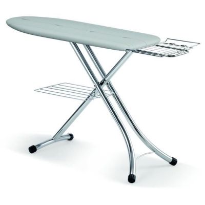 image LAURASTAR PRESTIGEBOARD - Table à repasser robuste et stable - Plateau ergonomique - Grand repose-linge - Repose-fer