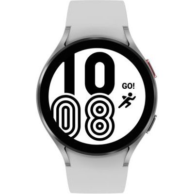 image Samsung Galaxy Watch4 4G 44 mm, gris - Montre connectée intelligente, surveillance de la santé, bien-être, sport, IMC, ECG, batterie longue durée – Version FR