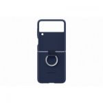 image produit Coque Samsung G Z Flip 3 Silicone avec anneau Bleu Samsung