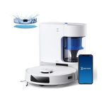 image produit ECOVACS Aspirateur Robot DEEBOT N20 Plus, Robot Aspirateur Laveur 8000Pa avec vidange Automatique poussière, Nettoyage Autonome de 45 Jours, Batterie 300 Min, Anti-Tangle, Tapis et Poils d'animaux