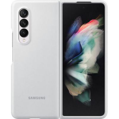 image SAMSUNG Coque Silicone Blanc Galaxy Z Fold 3