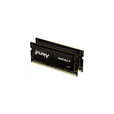 image Kingston FURY Impact 16GB (2x8GB) 2933MHz DDR4 CL17 Mémoire d’ordinateur Portable Kit de 2 KF429S17IBK2/16
